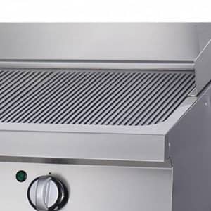 Heavy Duty Griddle - Grooved - Double Unit - 70cm Deep - Gas — 5
