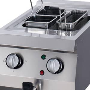 Heavy Duty Pasta Cooker - 1 x 20L - Single Unit - 70cm Deep - Electric — 3
