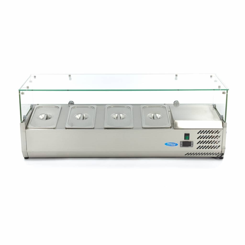 Countertop Prep Fridge - 120cm - Fits 4 x 1/3 GN — 2
