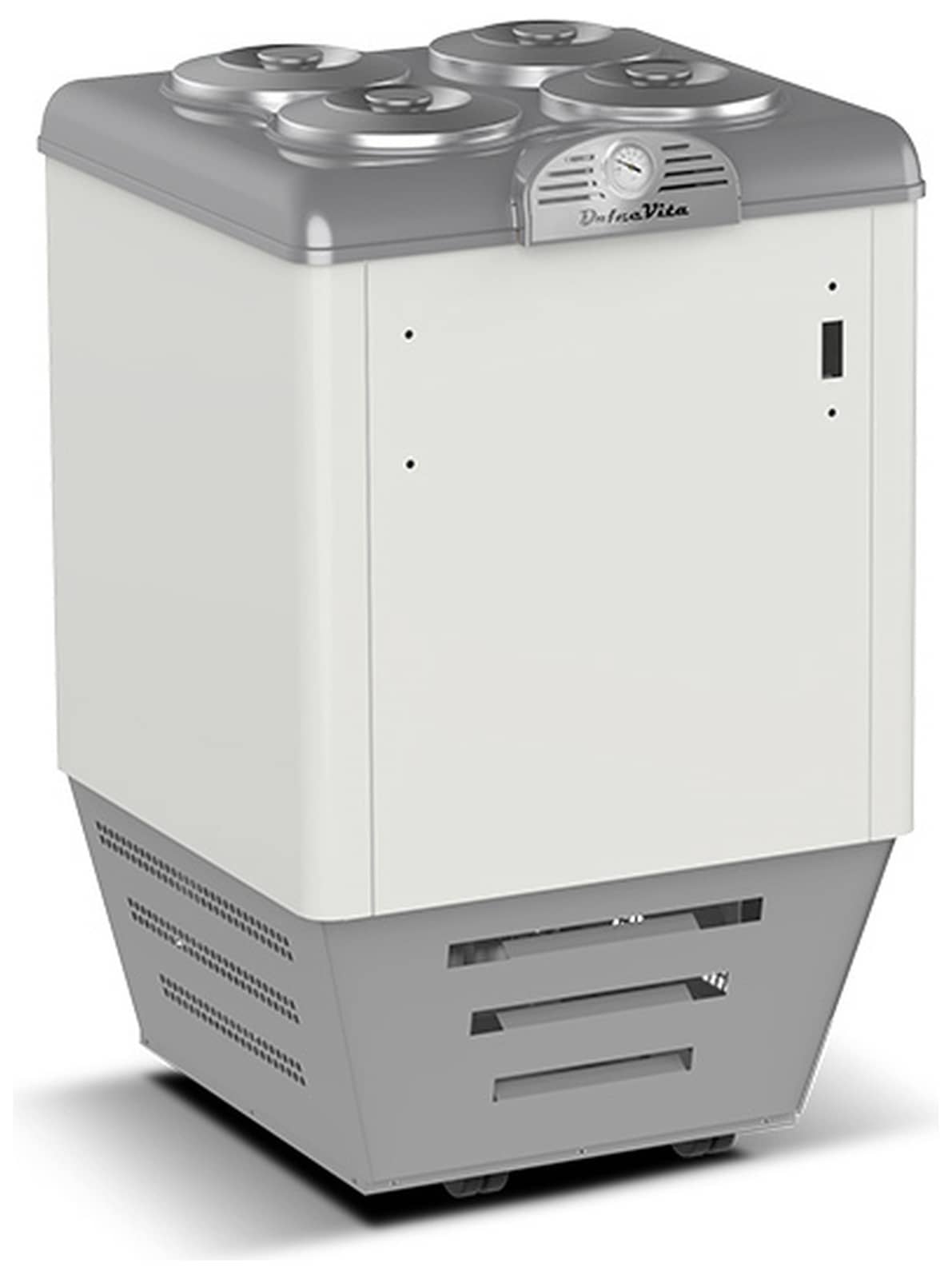 Vitrină frigorifică profesională pentru înghețată Mondial Framec seria DOLCE VITA WHITE (-20°C -5°C), Italia — 2