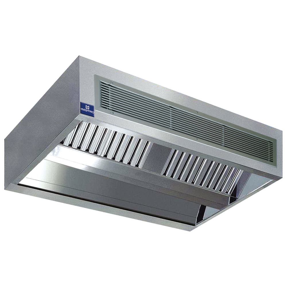 central cubic infusion hood with integrated lighting, 3200x2200 mm