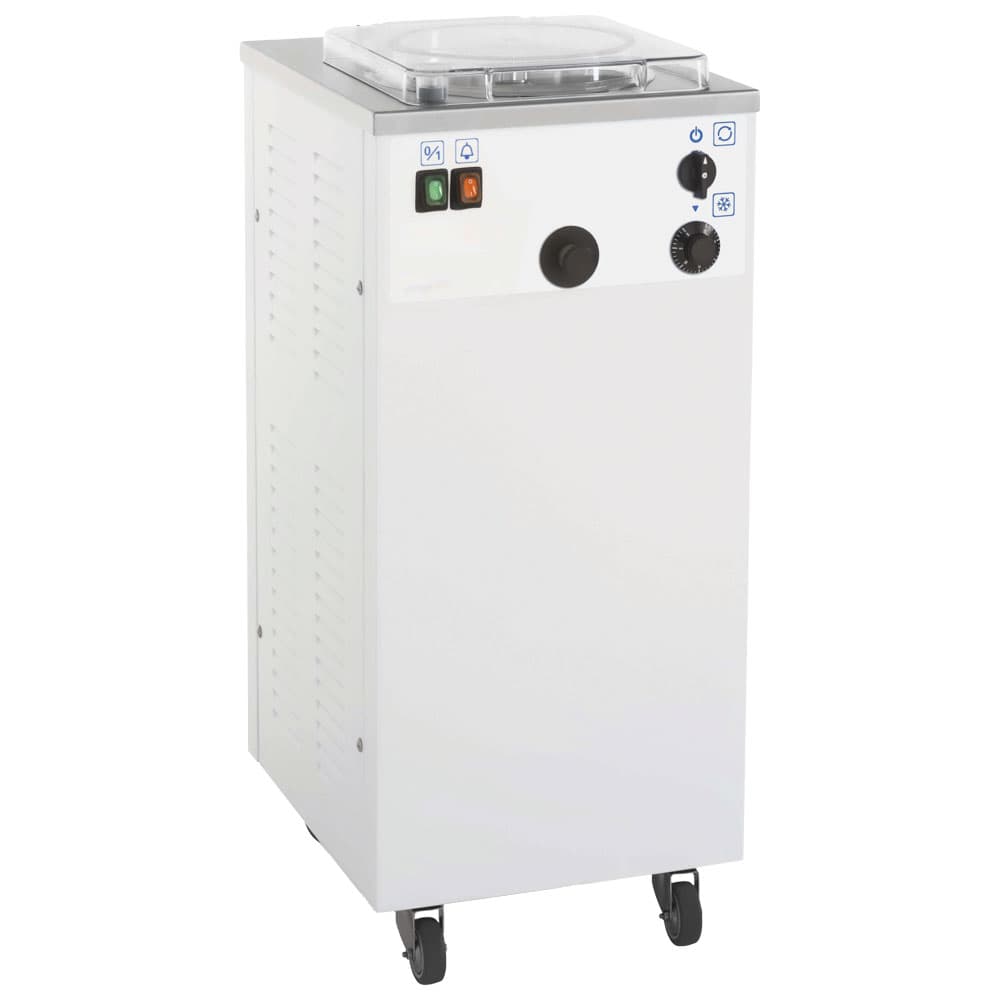 Ice cream machine with air cooling, free-standing, production 10 litres/h