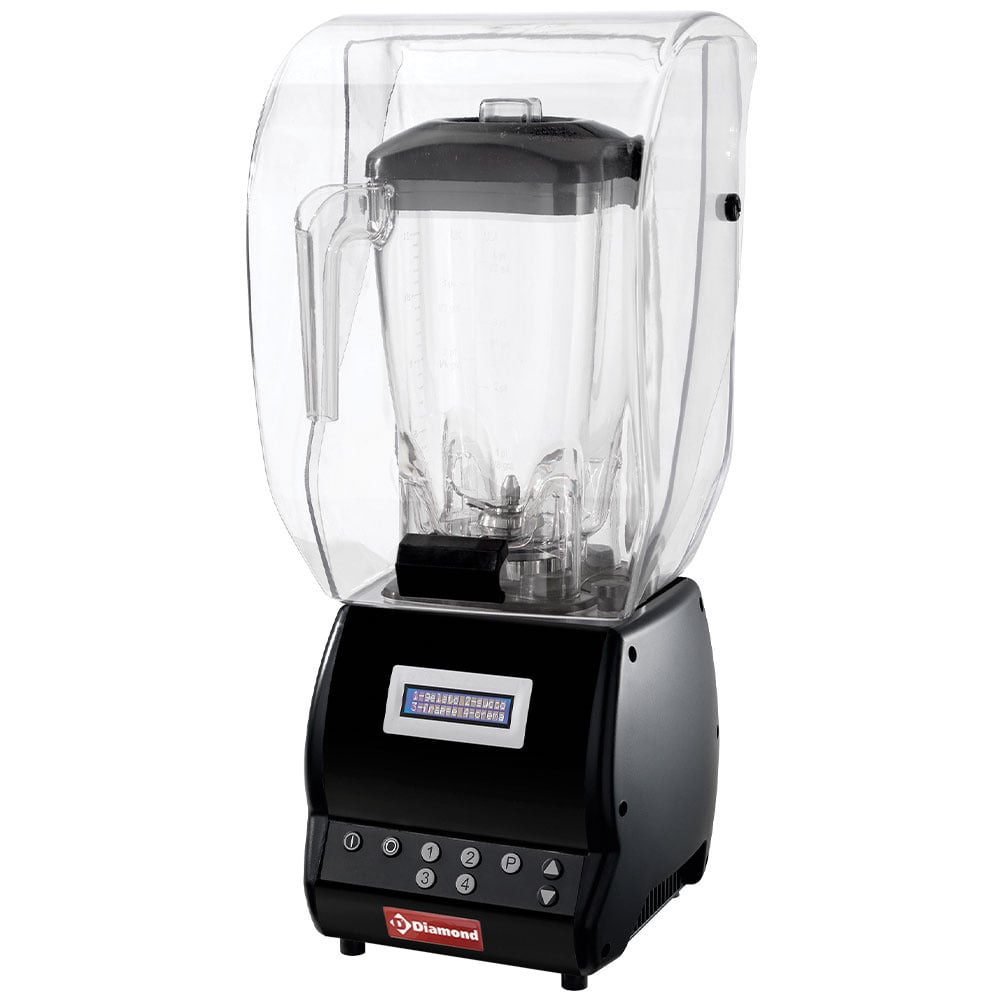 Professional Blender with sound shield, square glass 2 Liters, speed variator, programmable – Model expus (1)