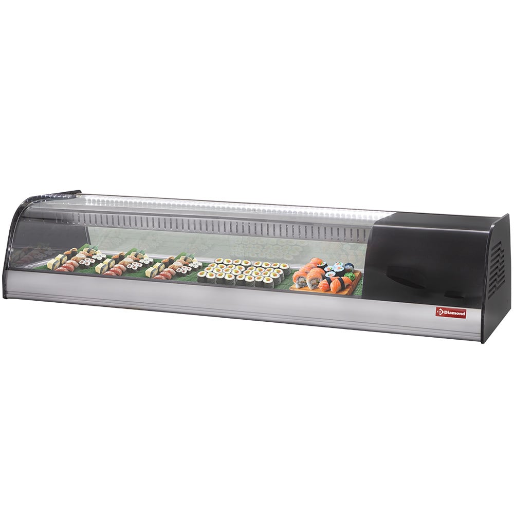 Refrigerated display for tapas, 8x GN 1/3 - 40 mm (included) – Stoc nou