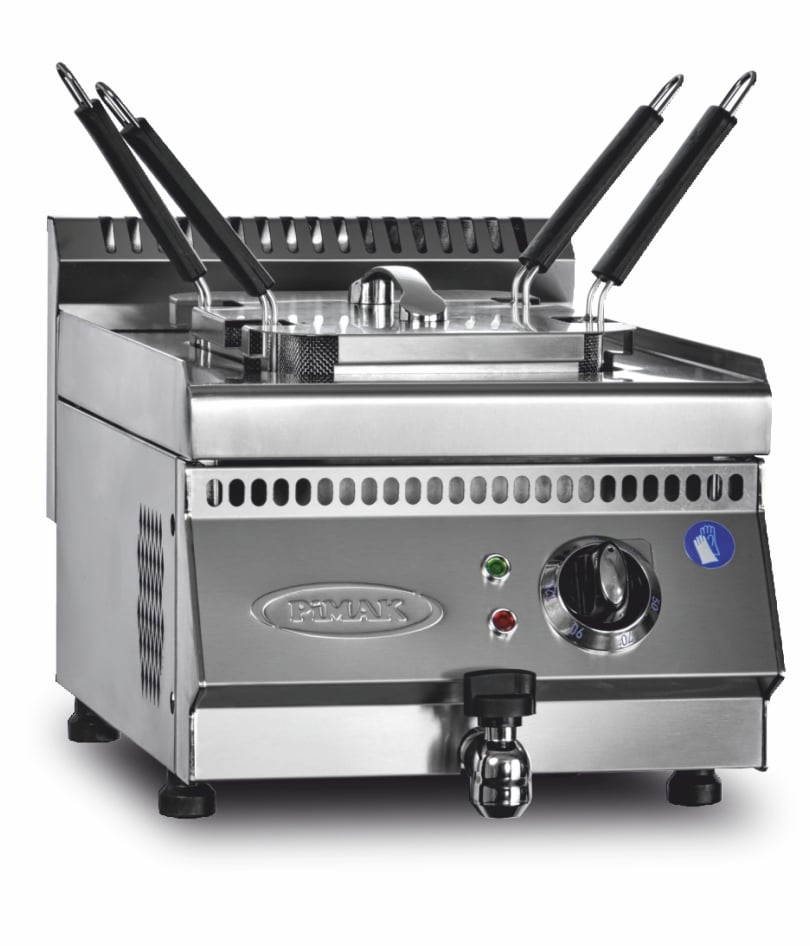 Fierbător profesional de paste (cuocipasta) Pimak M066 | 10 Lt., 7,5 kW, 400V, Dim: 40x60x30 cm